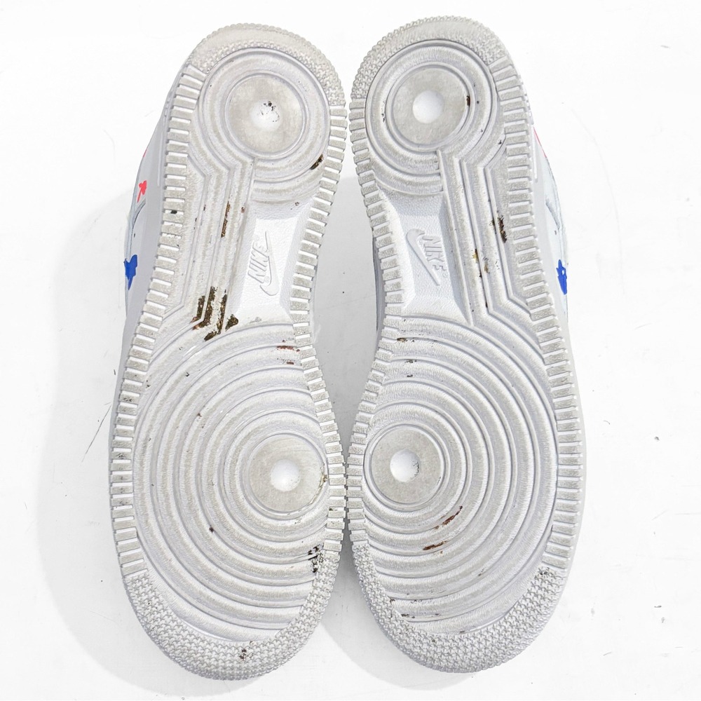 Nike Air Force 1 Custom Rainbow PLAYBOY Low White‎ M 7/W 8.5 - Picture 8 of 11